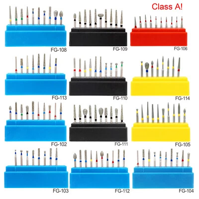 Dental Diamond Burs Drills FG Kit Composite/Polishing For High Speed Handpiece - Image 1 of 4