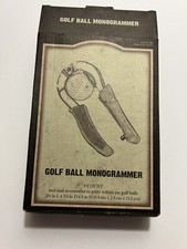 Golf Ball Monogrammer Complete for Customizing Golf Balls with Initials