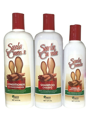 Suela & Canela Set: Shampoo, Conditioner, Leave-In, Cleans Suela & Canela Set: Shampoo, Conditioner, Leave-In, Cleans