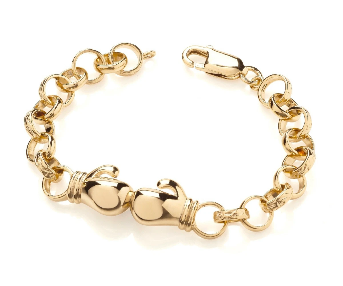 9ct gold shop belcher bracelet