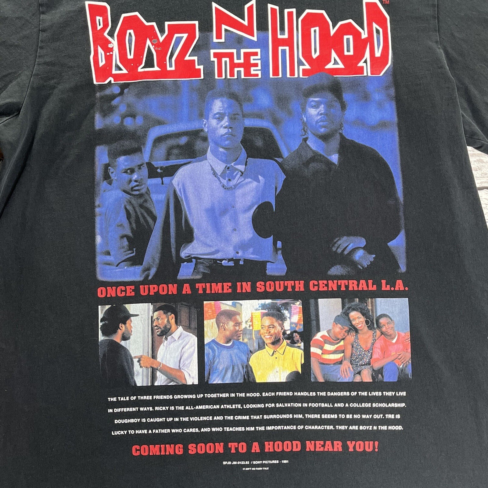 Shoe Palace Boyz In The Hood Once Upon A Time Short Sleeve T-shirt Mens Large thumbnail 2