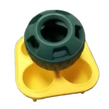 Dog Toys, Durable Dog Treats Dispensing Popsicle Ball & Tray for Upto 25 lbs Dog