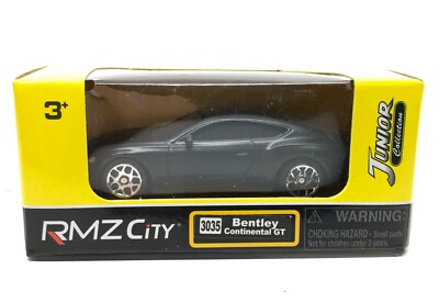 Bentley Continental GT Matte Black RMZ City Metal 1/64 (3
