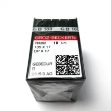100 Groz-Beckert Gebedur 135x17 DPX17 Titanium Sewing Machine Needles