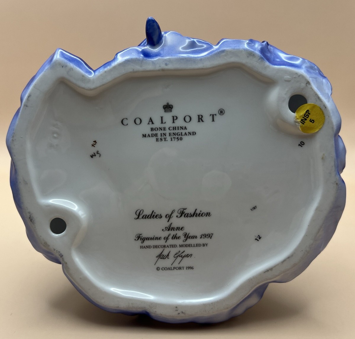 Coalport Ladies of Fashion ANNE Figurine Year 1997 Bone China Jack