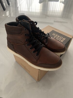 herren stiefeletten 43 leder Bullboxer Leder Winterstiefel
