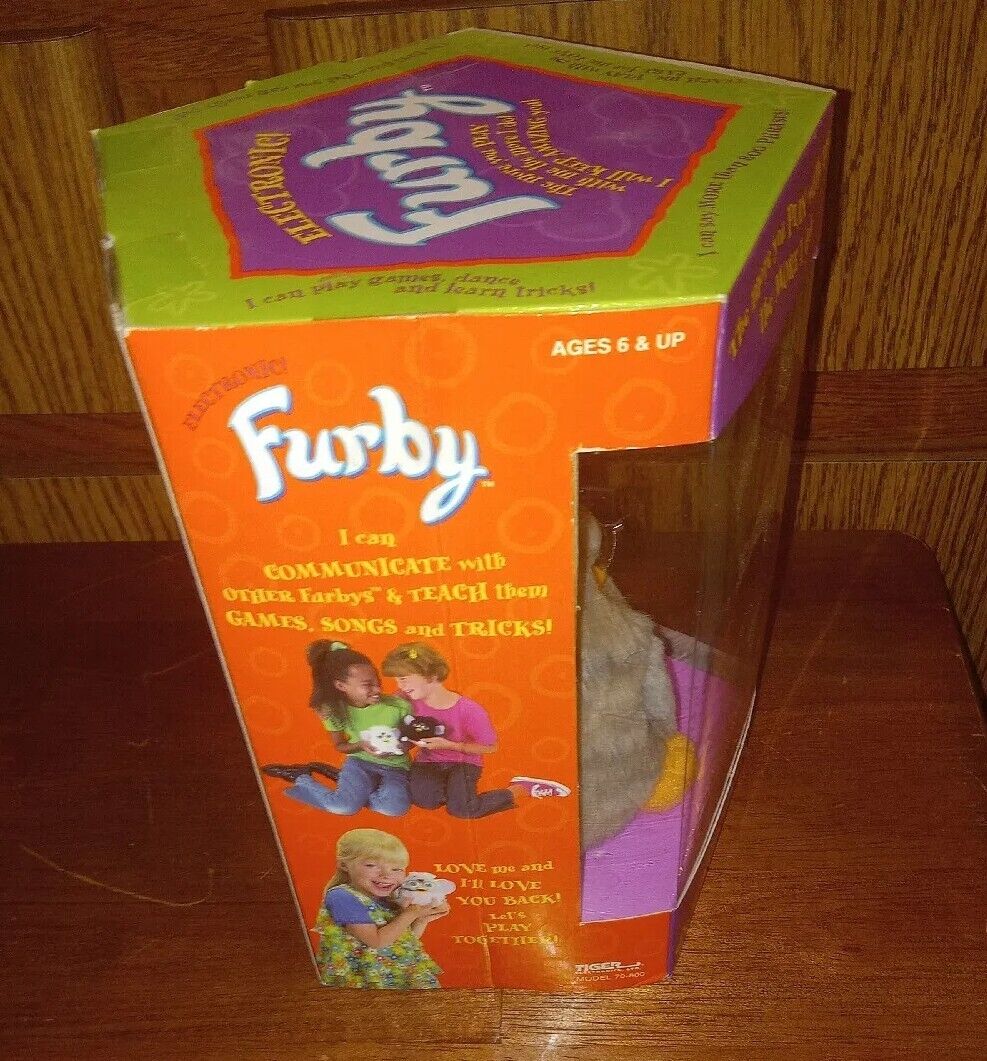 Furby VINTAGE 90s 1998 Dark Gray TIGER Electronics *Open Box Furby VINTAGE 90s 1998 Dark Gray TIGER Electronics *Open Box
