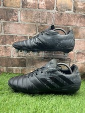 Adidas Kakari SG F36350 Rugby Boots Men UK 10 Black Lace Up 6x2 Stud Performance