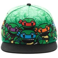 Green Teenage Mutant Ninja Turtles Animigos Snapback Hat Cap Cartoon Tmnt Anime Green Teenage Mutant Ninja Turtles Animigos Snapback Hat Cap Cartoon Tmnt Anime
