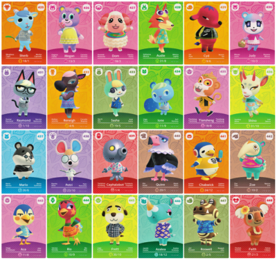 Carte Amiibo Animal Crossing Série 1 N° 055 Jeannot