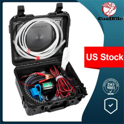 12V Standard Fuel Transfer Pump Moves 30 Gallons of Gas Per Hour Great Preppers