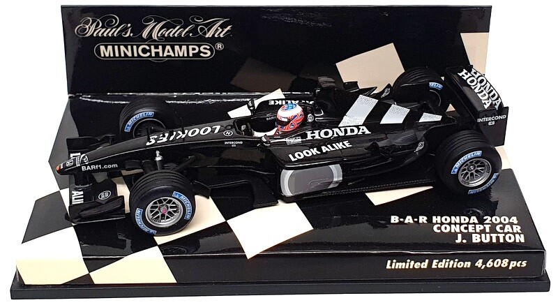 Miniature Minichamps 1/43 - BAR Honda 2004 Concept Car - Jenson Button #400 - Occasion