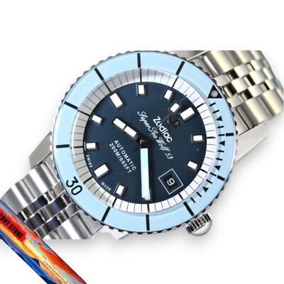 ZODIAC SUPER SEA WOLF 53 COMPRESSION DIVERS WATCH ZO9287 40mm
