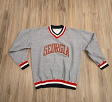 Vintage 70s University Of Georgia Sweatshirt Rusell Gold Tag USA Made Sz Medium