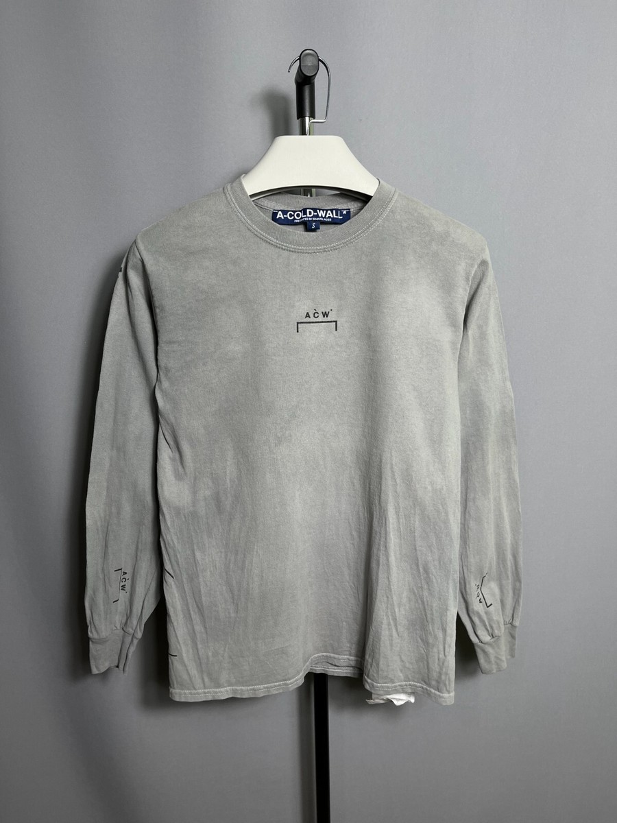 ACW a cold wall t-shirt long sleeve gray mens Sz S | eBay