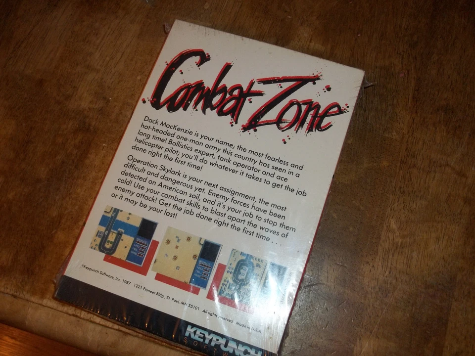 Combat Zone : Arcade Action - Game, for Commodore 64 Disk & box Brand New - Image 2 of 2