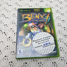 Blinx: The Time Sweeper (2002) Xbox Video Game Complete CIB w/ Manual