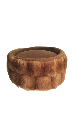 Vintage Christine Original Park Ave. NY Hat w/ Mink Trim  display picture 1