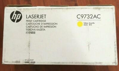 HP Laserjet Print Cartridge Yellow C9732AC Open Box Free Shipping | eBay