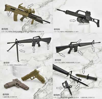 Tomytec 1/12 Little Armory LD048 Guns Accessory B Plastic Model
