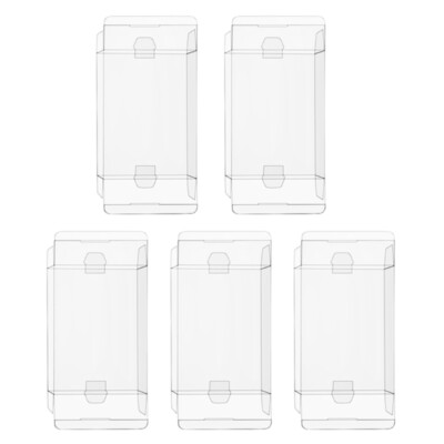 High Transparency Game Card Cartridge Organizers Case Storage Solution Set Of 5