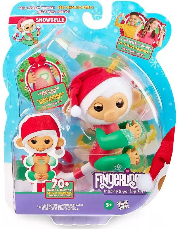 Fingerlings Baby Monkey Snowbelle Figure [2023 Holiday]