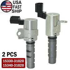 Intake & Exhaust VVT Solenoid 15330-31020 + 15340-31020 For Toyota Avalon 3.5L