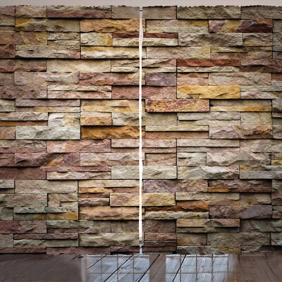Marmor Rustikale Gardine Städtische Brick Slate Wand