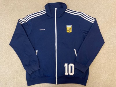 Argentina Adidas Originals Track Top / Jacket #10 Maradona Size: Adults XXL  | eBay