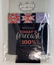 Quilting Cozy Todays Forecast 100% Chance Of Quilting Can Cooler Sleeve