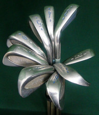 Ladies Set of 9 x Lady Hogan Irons 3-SW Ladies Graphite Shafts Chamois Grips