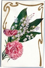 postcard Carnations