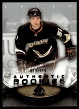 2010-11 SP Game Used ROOKIES Kyle Palmieri Rookie 019/699 Anaheim Ducks #115