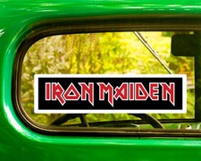 2 IRON MAIDEN 2 DECALs Sticker Bogo For Car Window Bumper Laptop Free Shipping