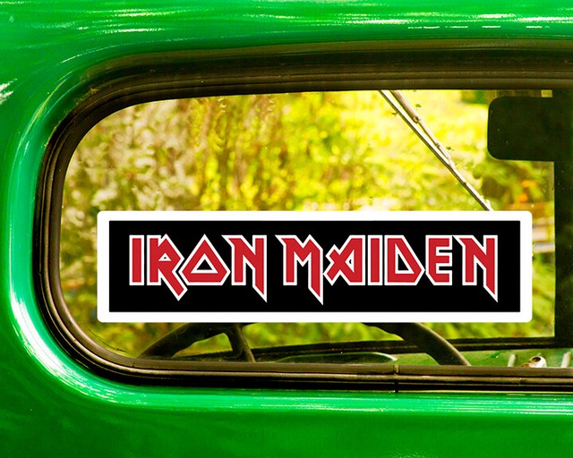 Iron Maiden Music Car Bumper Sticker Decal 3'' or 5'' eBay