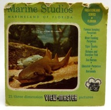 View-Master 166-A-B-C, Marine Studios Marineland FL, S3 Packet, 1955, 3 Reel Set