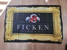 Fahne Ficken Liquors Flagge  Werbung Party Fun Fahne Rarität