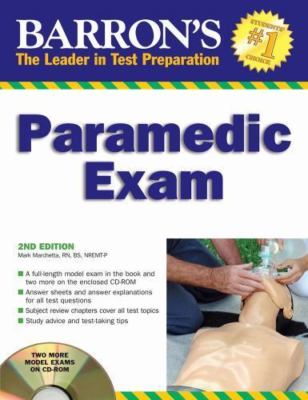 Paramedic Exam: with CD-ROM (Barron's: The Leader in Test Preparation) by March
