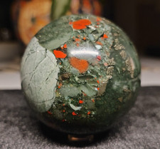 Sfera di Cristallo 544g 73mm Minerale Eliotropio Crystal Sphere Reiki Madagascar