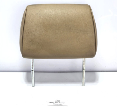   99-02 OEM Land Rover Discovery L318 Rear Seat Head Rest Beige Leather