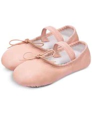 Flo Dancewear Little Girls  Big Girls Ballet Slippers 	Size: 1