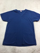 Womens Dickies Blue Scrub Top Size Xs