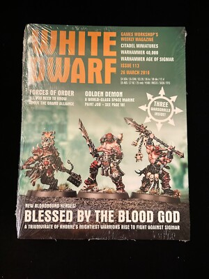 Games Workshop Warhammer 40K White Dwarf Weekly Magazine Issue 113 SEALED