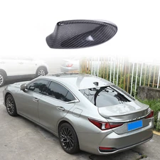 Real Dry Carbon Fiber Shark Fin Antenna Cover Trim For Lexus ES 2018-2023