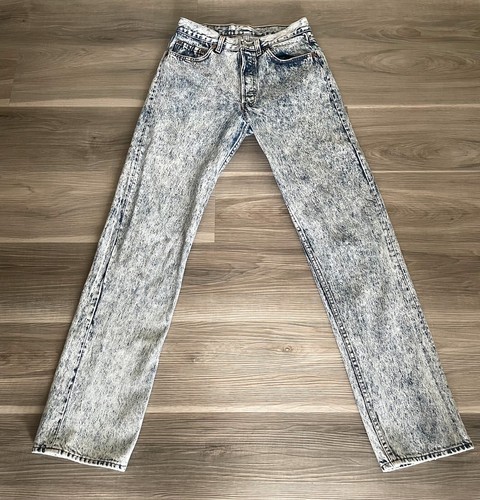 Vintage 80s Levis 501 XX Acid Wash 