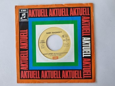 Gaby Baginsky - Manos arriba/ Hände hoch 7'' Vinyl Germany