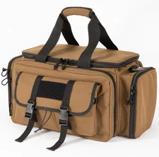 Large Range Bag -Tactical 4+ Pistol Case Gun Bag with Lockable Zippers for Shoot