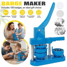 Buttonmaschine mit Buttonrohlinge Buttons Badgemaker mehrere Auswahl DHL