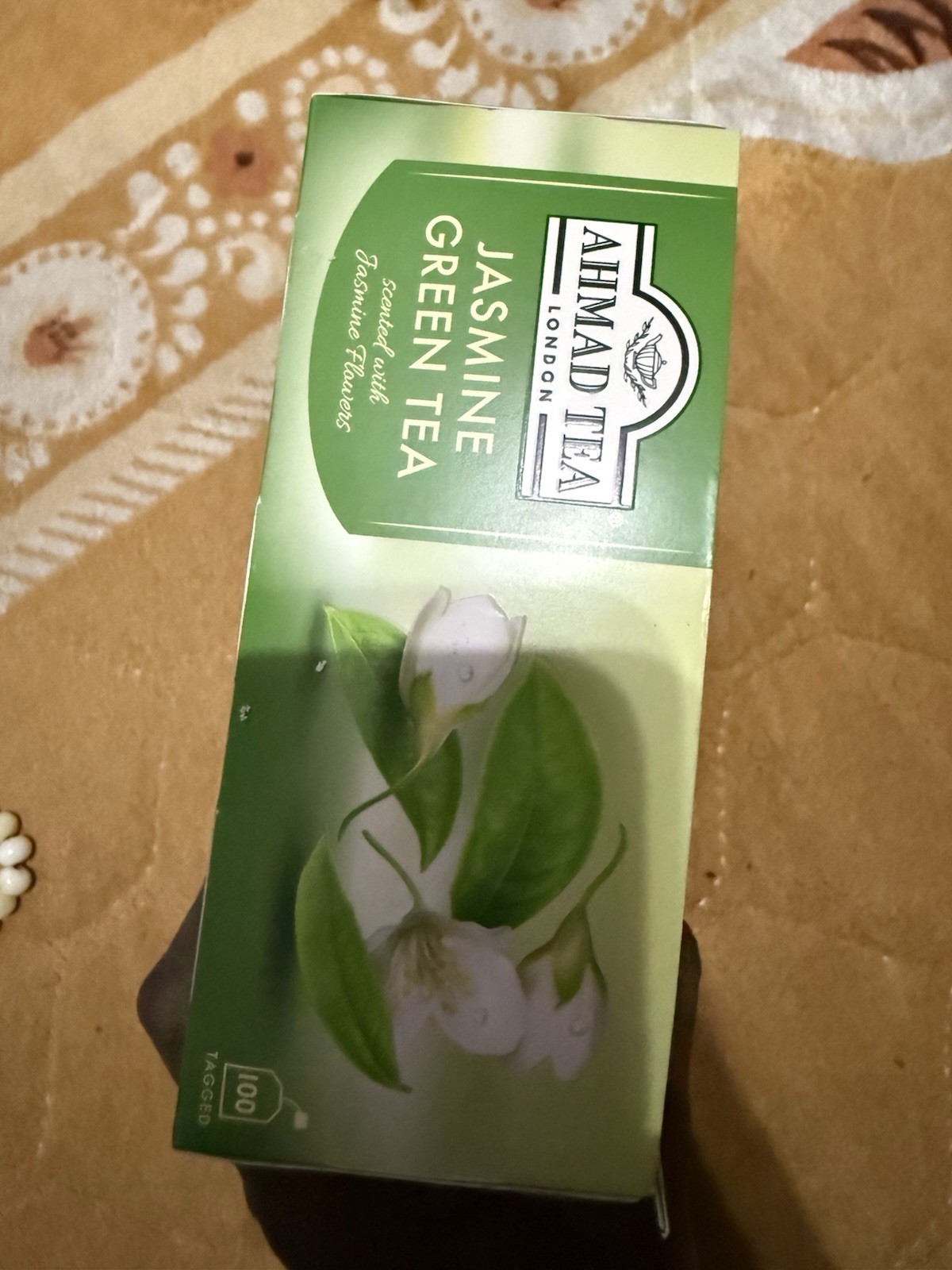Jasmine Green Tea Ahmad Tea London Exclusive Quality 100 TEA BAGS X 1 PACK NEW