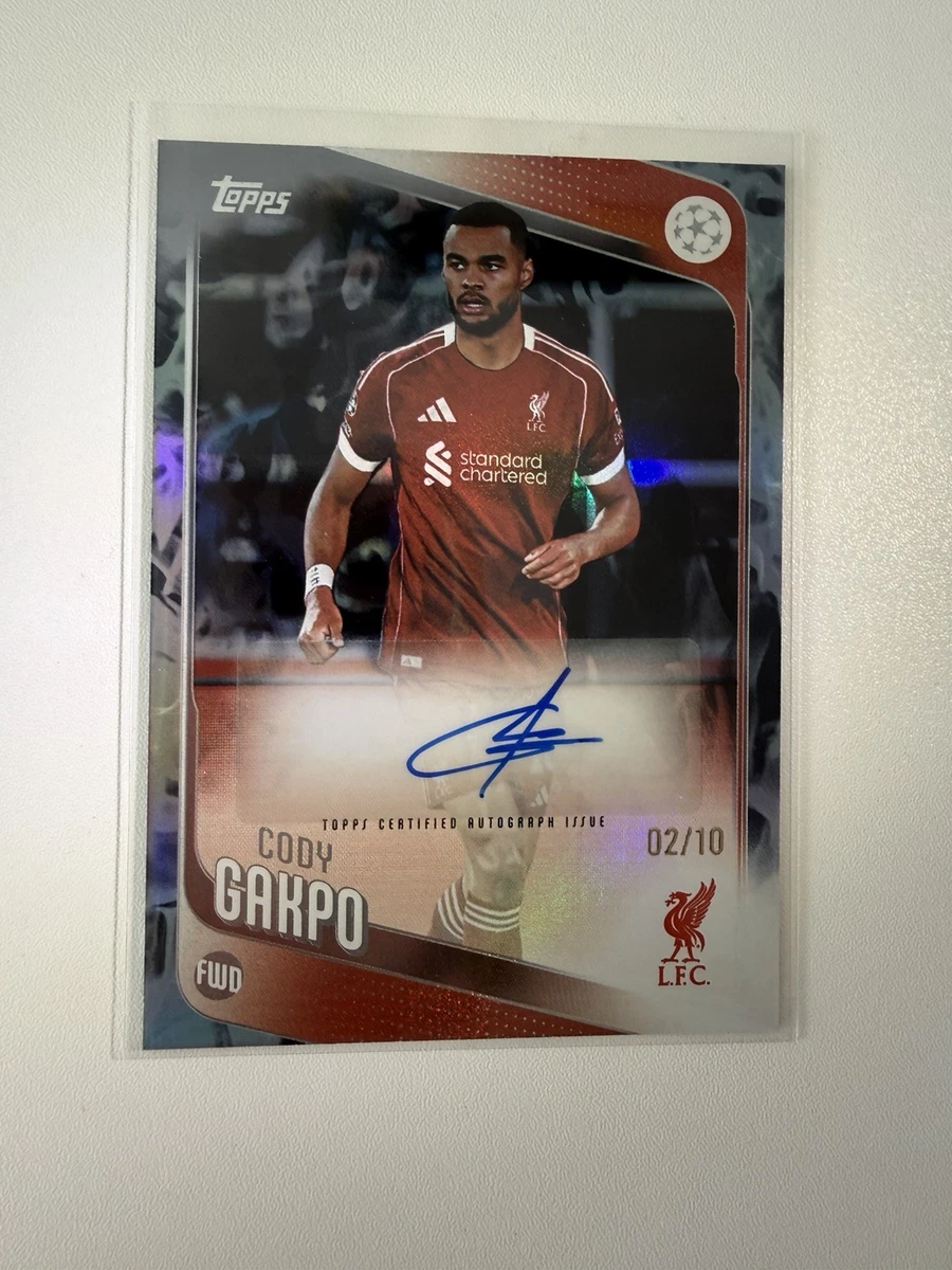 22-23 Topps Merlin CODY GAKPO 直筆サインカード 2025-26 Topps Uefa Club Competitions - Cody Gakpo #BA-CG for sale